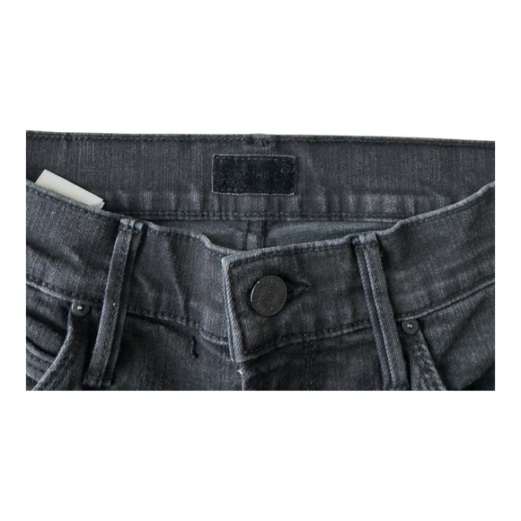 MOTHER Denim Black The Mid Rise Dazzler Ankle Not Guilty Jeans Women's Size 28 - Picture 6 of 10